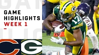 Bears vs. Packers Week 1 Highlights | NFL 2018