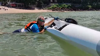 Surfski kayak remount technics by Tomer
