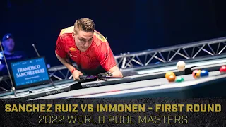 Francisco Sanchez Ruiz vs Mika Immonen | Round One | 2022 World Pool Masters