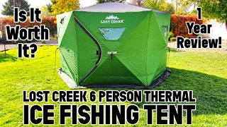 Lost Creek 6 Person Thermal Ice Fishing Tent Review (Is It Worth It?)