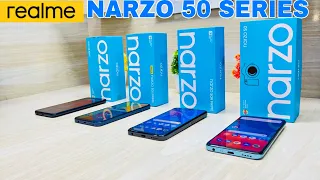 Realme Narzo 50i 🆚 Realme Narzo 50i Prime 🆚 Realme Narzo 50A Prime 🆚 Realme Narzo 50 ⚡ Unboxing 🔥