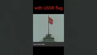 Russia troops using USSR flag in Ukraine Soviet returns #russia#russiaukrainewar #ussr#viral#shorts