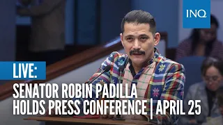 LIVE: Senator Robin Padilla holds press conference | April 25