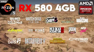 RX 580 4GB Test in 20 Games in 2020