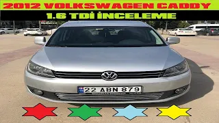 2012 VOLKSWAGEN CADDY 1.6 TDİ COMFORTLİNE İNCELEME