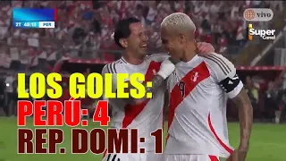 LOS GOLES PERU VS. REP DOMINICANA - 4-1 PARTIDO AMISTOSO