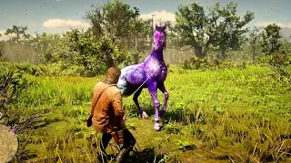 Arthur trying to catch a beautiful Horse - Rdr2 Gameplay.