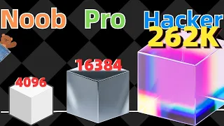 NOOB vs PRO vs HACKER - Jelly Run 2048 | @PocketBear470