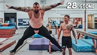 WORLDS STRONGEST MAN meets GYMNASTICS! | ft Eddie Hall