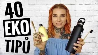 40 EKO TIPŮ | Jak žít více ZERO WASTE | Dewii