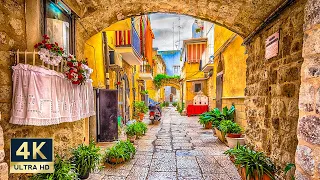 Bari Italy 🇮🇹 4K Old Town Puglia Walking Tour 2024