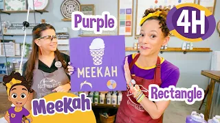 Meekah Visits a DIY Studio!! | 4 HOURS OF MEEKAH! | Educational Videos for Kids