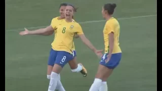 Brasil 4x0 Chile - Amistoso de Futebol Feminino 25/11/2017