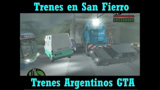 Trenes pasando en San Fierro --- Trenes Argentinos GTA