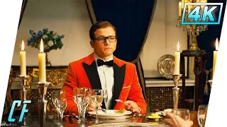 Kingsman: Золотое кольцо (2017) | Эггси ужинает с семьёй Тильды | Клип