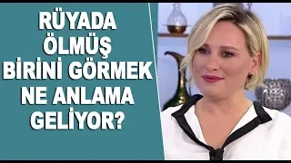 Rüyada ölmüş birini görmek ne anlama gelir