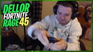 DELLOR FORTNITE MEGA RAGE EP45 *DESTROYS NEW KEYBOARD*