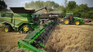 😱JOHN DEERE X9 | XXL MOISSON 2023 !!! New perard interbenne 46m3 💨