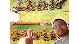 Blood Bowl! a look @ my 2 player set (kitbash Norse and Dwarf team)