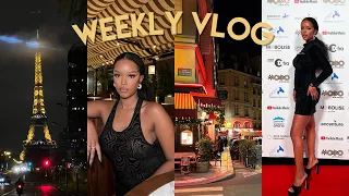 VLOG 33 | WEEKEND IN PARIS + MOBO AWARDS + SEEING FRIENDS + WORKING!!