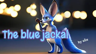 The Blue Jackal Story in English 🐺|Kids' Bedtime Story |Moral Stories for Children |Indian Folktales