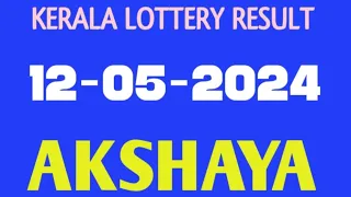12.05.2024 AKSHAYA AK-651 KERALA LOTTERY RESULT