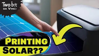 This Breakthrough Solar Tech is CHEAP & Printed Using Ink!