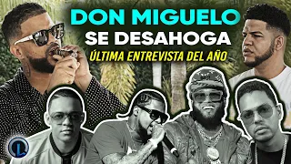 DON MIGUELO ROMPE EL SILENCIO “FUEGO PA’ EL ALFA. DEFIENDE A LAPIZ Y SECRETO” LA ENTREVISTA DEL AÑO