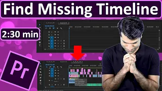 Find Your Missing Timeline Premiere Pro