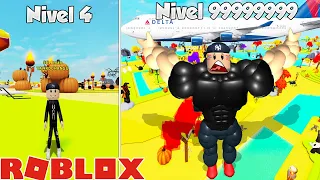 Me Convierto en Ultra Mega MUSCULOSO 💪 Y Vencemos al BOSS Angel👼 Roblox Lifting Simulator Episodio 3