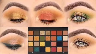 5 LOOKS 1 PALETTE| FIVE EYE LOOKS WITH THE NATASHA DENONA METROPOLIS PALETTE |PATTY