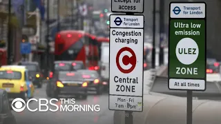 World's first ultra low emission zone in London fights pollution