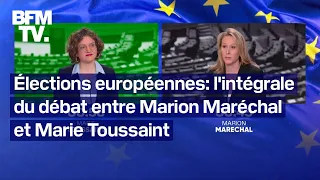 Élections européenne: l'intégrale du débat entre Marion Maréchal et Marie Toussaint