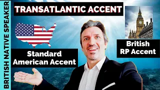 TRANSATLANTIC Accent Tutorial (British perspective) - 5 Main Features!