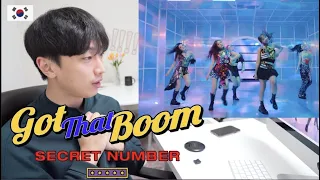 [Orang Korea Reaksi] Secret number - Got that boom!