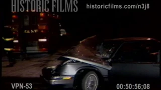 FIRE TRUCK ACCIDENT WITH INJURIES, BROADWAY & 59 ST, QUEENS, WOODSIDE - 1988