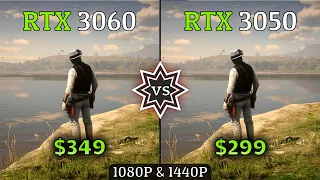 RTX 3060 vs RTX 3050 | Test In 10 Games at 1080P & 1440P