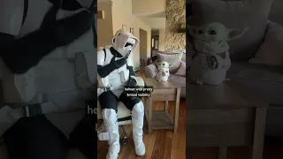 Trooper Mom and Grogu watch The Mandalorian Season 3 Episode 5