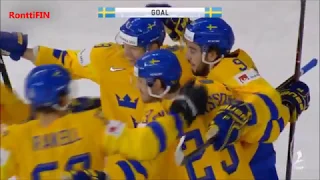 Game highlights: Sweden - Switzerland 5-3 goals IIHF 2018 Ruotsi - Sveitsi | RonttiFIN-Sports