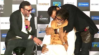 MUST WATCH Jackie Shroff & Amitabh Bachchan's FUNNY Moments At Sarkar 3 Trailer Launch