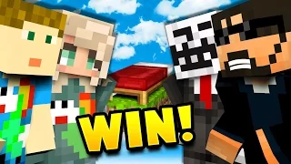 TRYING TO WIN CHALLENGE! 4v4! in Minecraft Bed Wars!