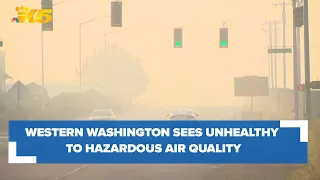 Western Washington has had unhealthy to hazardous air quality one day after 4th of July celebrations