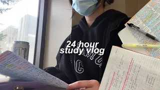 studying 24 hours before my exam 🤡 | finals week, productive study vlog, uni in canada