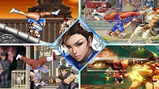 EVOLUTION of Chun-Li's Spinning Bird Kick