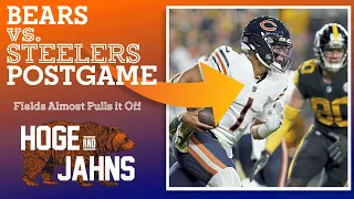 Chicago Bears @ Pittsburgh Steelers Postgame - late miss, Justin Fields & Montgomery | Hoge & Jahns