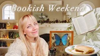 a Cozy Bookish Weekend ☁️ Early morning cottagecore meets indie city life dreamer 📚 A Reading Vlog