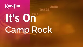 It's On - Camp Rock | Karaoke Version | KaraFun