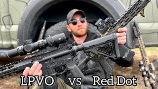 Cheap LPVO or red dot?