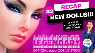 RECAP 32 NEW DOLLS from the [2020] INTEGRITY TOYS LEGENDARY Convention ★Fashion Royalty Poppy Parker