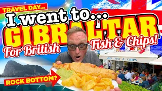 I Went to GIBRALTAR for BRITISH Fish and CHIPS. I think we've hit ROCK BOTTOM with this CHIPPY!